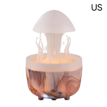 Load image into Gallery viewer, 300ml Rotating Water Droplet Aromatherapy Machine Oil Diffuser with Remote Control Colorful Light Auto Shut Off for Home Office
