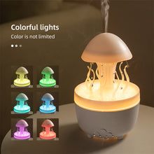 Load image into Gallery viewer, 300ml Rotating Water Droplet Aromatherapy Machine Oil Diffuser with Remote Control Colorful Light Auto Shut Off for Home Office
