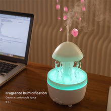 Load image into Gallery viewer, 300ml Rotating Water Droplet Aromatherapy Machine Oil Diffuser with Remote Control Colorful Light Auto Shut Off for Home Office

