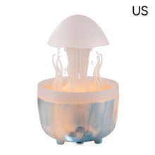 Load image into Gallery viewer, 300ml Rotating Water Droplet Aromatherapy Machine Oil Diffuser with Remote Control Colorful Light Auto Shut Off for Home Office
