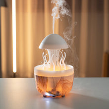 Load image into Gallery viewer, 300ml Rotating Water Droplet Aromatherapy Machine Oil Diffuser with Remote Control Colorful Light Auto Shut Off for Home Office
