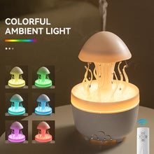 Load image into Gallery viewer, 300ml Rotating Water Droplet Aromatherapy Machine Oil Diffuser with Remote Control Colorful Light Auto Shut Off for Home Office

