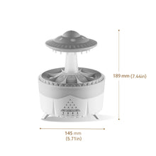 Load image into Gallery viewer, Umbrella Raindrop Droplet Aromatherapy Machine Oil Diffuser with Remote Control Colorful Light Auto Shut Off for Home Office
