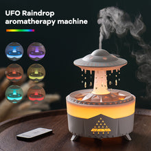 Load image into Gallery viewer, Umbrella Raindrop Droplet Aromatherapy Machine Oil Diffuser with Remote Control Colorful Light Auto Shut Off for Home Office

