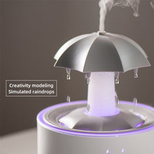 Load image into Gallery viewer, Umbrella Raindrop Droplet Aromatherapy Machine Oil Diffuser with Remote Control Colorful Light Auto Shut Off for Home Office
