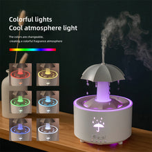 Load image into Gallery viewer, Umbrella Raindrop Droplet Aromatherapy Machine Oil Diffuser with Remote Control Colorful Light Auto Shut Off for Home Office

