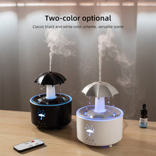 Load image into Gallery viewer, Umbrella Raindrop Droplet Aromatherapy Machine Oil Diffuser with Remote Control Colorful Light Auto Shut Off for Home Office
