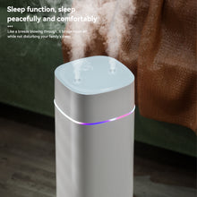 Load image into Gallery viewer, 600ML USB Air Humidifier Double Spray Port Essential Oil Aromatherapy Humificador Cool Mist Maker Fogger Purify for Home Office
