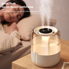Load image into Gallery viewer, 6.8L Large Capacity Humidifier USB Double Spray Home Dormitory Office Bedroom Desktop With Small Night Light
