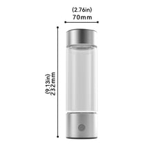 Load image into Gallery viewer, 460ml Hydrogen-Rich Water Cup Electric Hydrogen Rich Water Generator Bottle Titanium Quality Filter Portable Antioxidant Lonizer
