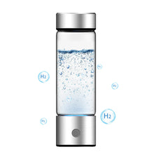 Load image into Gallery viewer, 460ml Hydrogen-Rich Water Cup Electric Hydrogen Rich Water Generator Bottle Titanium Quality Filter Portable Antioxidant Lonizer

