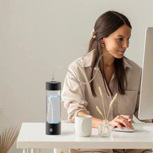 Load image into Gallery viewer, 460ml Hydrogen-Rich Water Cup Electric Hydrogen Rich Water Generator Bottle Titanium Quality Filter Portable Antioxidant Lonizer
