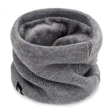 Load image into Gallery viewer, Unisex Solid Winter Thickened Velvet Neck Warm Scarf Plush Scarf Casual Versatile Outdoor Windproof Warm Scarf for Men Women
