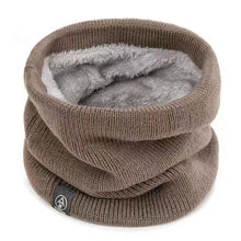 Load image into Gallery viewer, Unisex Solid Winter Thickened Velvet Neck Warm Scarf Plush Scarf Casual Versatile Outdoor Windproof Warm Scarf for Men Women
