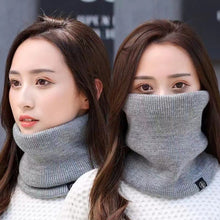 Load image into Gallery viewer, Unisex Solid Winter Thickened Velvet Neck Warm Scarf Plush Scarf Casual Versatile Outdoor Windproof Warm Scarf for Men Women
