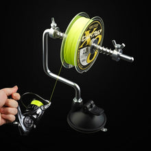 Load image into Gallery viewer, Aluminum Fishing Line Winder Spooler Machine Vacuum Spinning Baitcasting Reel Spooling Tool Accessories
