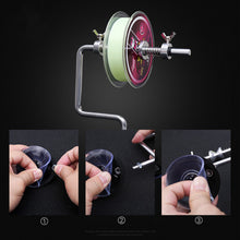 Load image into Gallery viewer, Aluminum Fishing Line Winder Spooler Machine Vacuum Spinning Baitcasting Reel Spooling Tool Accessories
