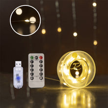 Load image into Gallery viewer, 30/40/50m Christmas Tree Decoration LED String Lights USB String Lights with Remote Control Garland Holiday Home Party Decor Fairy Lights
