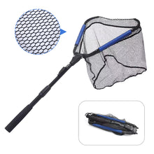 Load image into Gallery viewer, Aluminium Alloy Foldable Floating Fishing Net Telescoping Landing Net Retractable Handle Nylon Mesh Sea Fishing Accessorie
