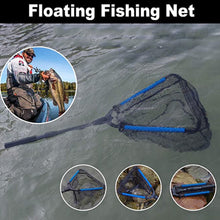Load image into Gallery viewer, Aluminium Alloy Foldable Floating Fishing Net Telescoping Landing Net Retractable Handle Nylon Mesh Sea Fishing Accessorie
