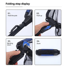 Load image into Gallery viewer, Aluminium Alloy Foldable Floating Fishing Net Telescoping Landing Net Retractable Handle Nylon Mesh Sea Fishing Accessorie
