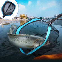 Load image into Gallery viewer, Foldable Floating Fishing Net Landing Net Easy Catch Release Telescopic Pole Fish Net for Saltwater Freshwate
