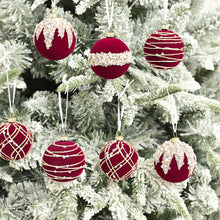 Load image into Gallery viewer, 12PCS 6cm Christmas Ball Ornaments Xmas Tree Hanging Pendants Home Party Decor 2025 New Year Noel Navidad
