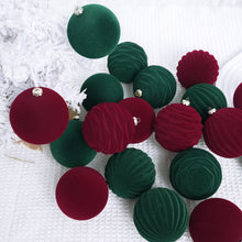 Load image into Gallery viewer, 12PCS 8cm Christmas Ball Ornaments Xmas Tree Hanging Pendants Home Party Decor 2025 New Year Noel Navidad
