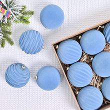 Load image into Gallery viewer, 12PCS 8cm Christmas Ball Ornaments Xmas Tree Hanging Pendants Home Party Decor 2025 New Year Noel Navidad
