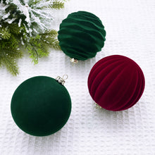 Load image into Gallery viewer, 12PCS 8cm Christmas Ball Ornaments Xmas Tree Hanging Pendants Home Party Decor 2025 New Year Noel Navidad

