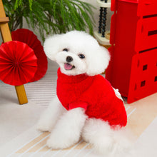 Load image into Gallery viewer, Warm Dog Clothes Puppy Cat Winter Sweater Soft Coat Chinese Style Chihuahua Pet Clothing Jumpsuit for Small Medium Dogs
