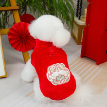 Load image into Gallery viewer, Warm Dog Clothes Puppy Cat Winter Sweater Soft Coat Chinese Style Chihuahua Pet Clothing Jumpsuit for Small Medium Dogs
