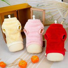 Load image into Gallery viewer, Warm Dog Clothes Puppy Cat Winter Sweater Soft Coat Chinese Style Chihuahua Pet Clothing Jumpsuit for Small Medium Dogs
