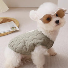 Load image into Gallery viewer, Winter Warm Dog Vest Coat Jacket with D-ring for Small Medium Dogs Puppy Vest Clothes Cotton Pet Jacket Dog Costume
