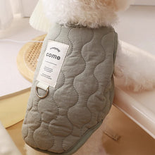 Load image into Gallery viewer, Winter Warm Dog Vest Coat Jacket with D-ring for Small Medium Dogs Puppy Vest Clothes Cotton Pet Jacket Dog Costume
