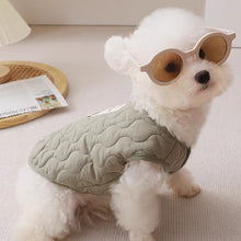 Load image into Gallery viewer, Winter Warm Dog Vest Coat Jacket with D-ring for Small Medium Dogs Puppy Vest Clothes Cotton Pet Jacket Dog Costume
