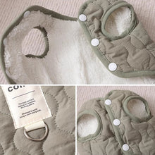 Load image into Gallery viewer, Winter Warm Dog Vest Coat Jacket with D-ring for Small Medium Dogs Puppy Vest Clothes Cotton Pet Jacket Dog Costume

