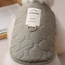 Load image into Gallery viewer, Winter Warm Dog Vest Coat Jacket with D-ring for Small Medium Dogs Puppy Vest Clothes Cotton Pet Jacket Dog Costume
