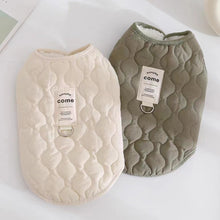 Load image into Gallery viewer, Winter Warm Dog Vest Coat Jacket with D-ring for Small Medium Dogs Puppy Vest Clothes Cotton Pet Jacket Dog Costume
