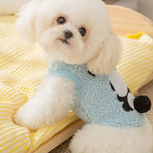 Load image into Gallery viewer, Animal Pattern Dog Clothes Cute Panda Vest Leashable Teddy Winter Clothes Bichon Warm Fleece Pet Clothing XS-XXL
