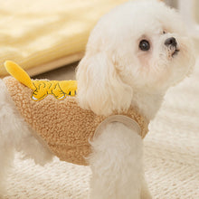 Load image into Gallery viewer, Animal Pattern Dog Clothes Cute Panda Vest Leashable Teddy Winter Clothes Bichon Warm Fleece Pet Clothing XS-XXL
