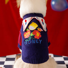 Load image into Gallery viewer, Cute Puppy Pullover Autumn and Winter Novelty Pet Sweater Teddy Bikini Bear Knit Sweater Dog Comfortable Warm Christmas Clothes
