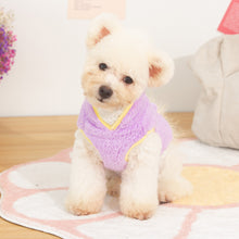 Load image into Gallery viewer, Warm Plush Dog Cat Vest Clothes Winter Dog Jacket for Puppy Kitten Sweater Chihuahua Yorkies Clothing Small Medium Dogs Pet Coat
