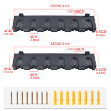 Load image into Gallery viewer, 2Pcs 6-Rod Rack Fishing Rod Holders Vertical Horizontal Pole Holder Wall Mount Modular Fishing Pole For Wall
