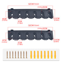 Load image into Gallery viewer, 2Pcs 6-Rod Rack Fishing Rod Holders Vertical Horizontal Pole Holder Wall Mount Modular Fishing Pole For Wall
