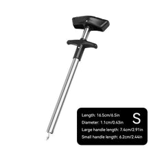 Load image into Gallery viewer, Aluminum Fishing Lure Remover Tube Hook Detacher Fishing Hook Remover Tool Fish Hook Out Extractor T Type
