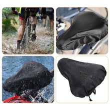 Load image into Gallery viewer, Bike Seat Waterproof Cover Bicycle Saddle Cover Protective Cloth Cushion UV Rain Dust Protector Outdoor Biking Guard Accessories
