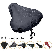 Load image into Gallery viewer, Bike Seat Waterproof Cover Bicycle Saddle Cover Protective Cloth Cushion UV Rain Dust Protector Outdoor Biking Guard Accessories
