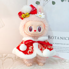 Load image into Gallery viewer, Doll Clothes Outfit Accessories For Labubu V2 V1 Plush Idol Doll's Clothing Red New Year Clothing Cloak Girl Gift
