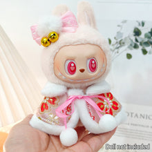 Load image into Gallery viewer, Doll Clothes Outfit Accessories For Labubu V2 V1 Plush Idol Doll's Clothing Red New Year Clothing Cloak Girl Gift
